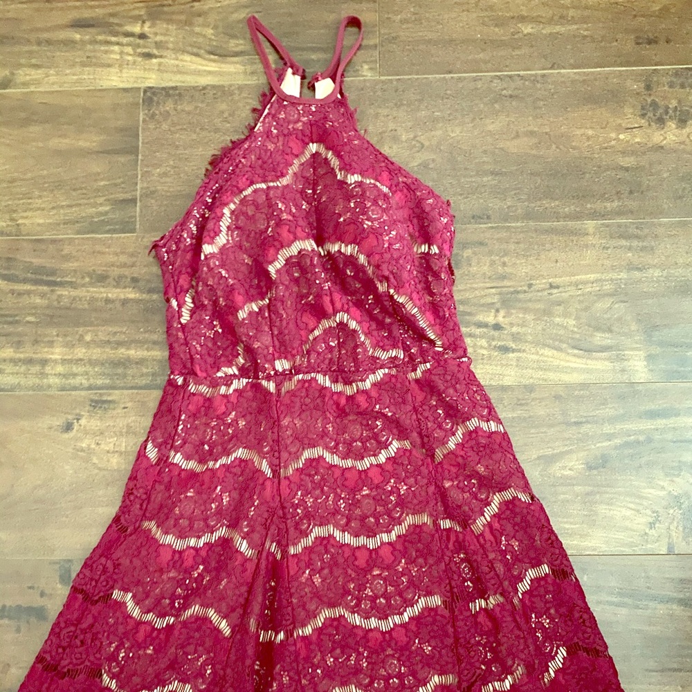 Maroon dress